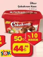 ÜLKER ÇOKOKREM KASE 400 G